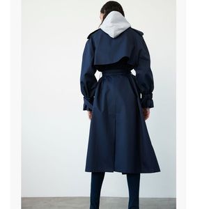 Wardrobe.NYC belted double-breasted Trench Coat